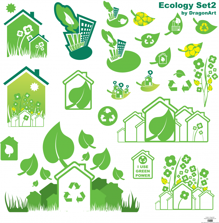 free vector Ecology Icons 2